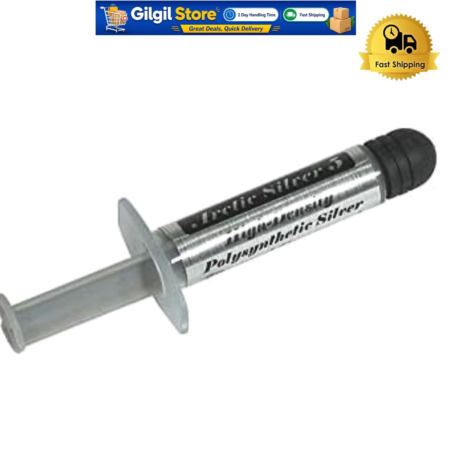 Revolutionary 5 Thermal Compound 2-Pack - 99.9% Silver for Peak Performance