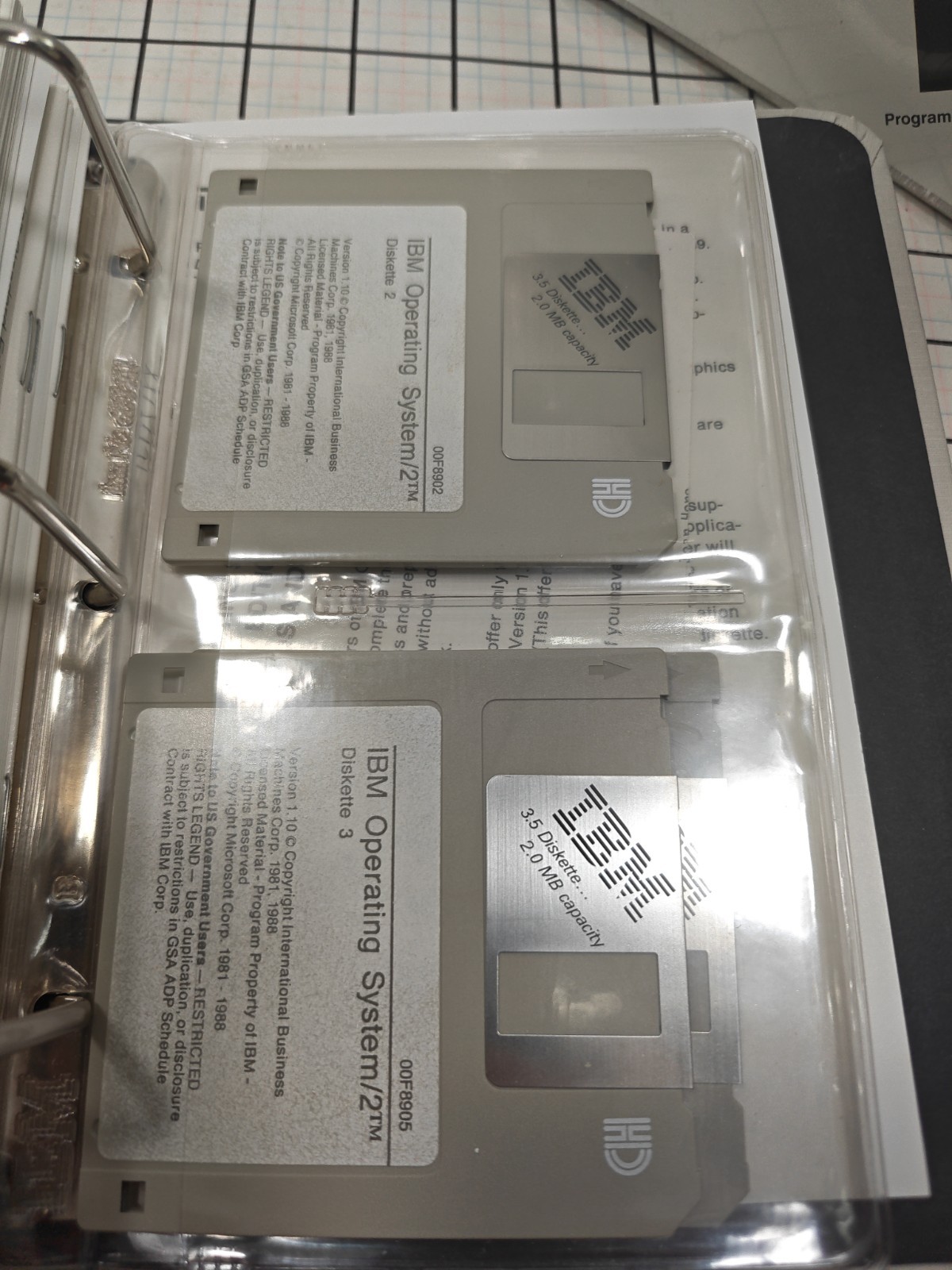 IBM OS/2 Standard Version 1.1 + Operating System/2 Technical Reference Vol. 1