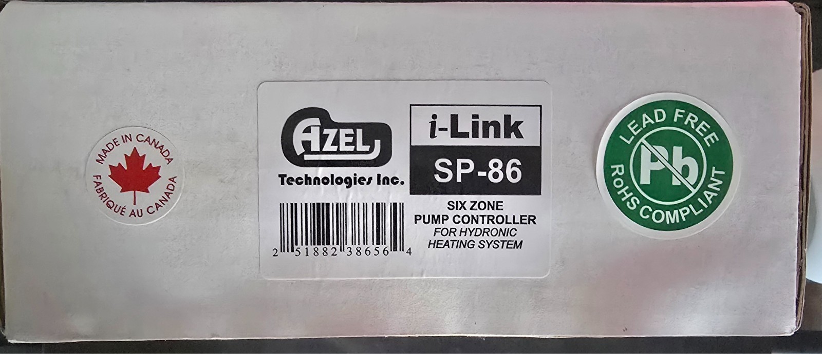 azel sp-86 6 Zone pump controller