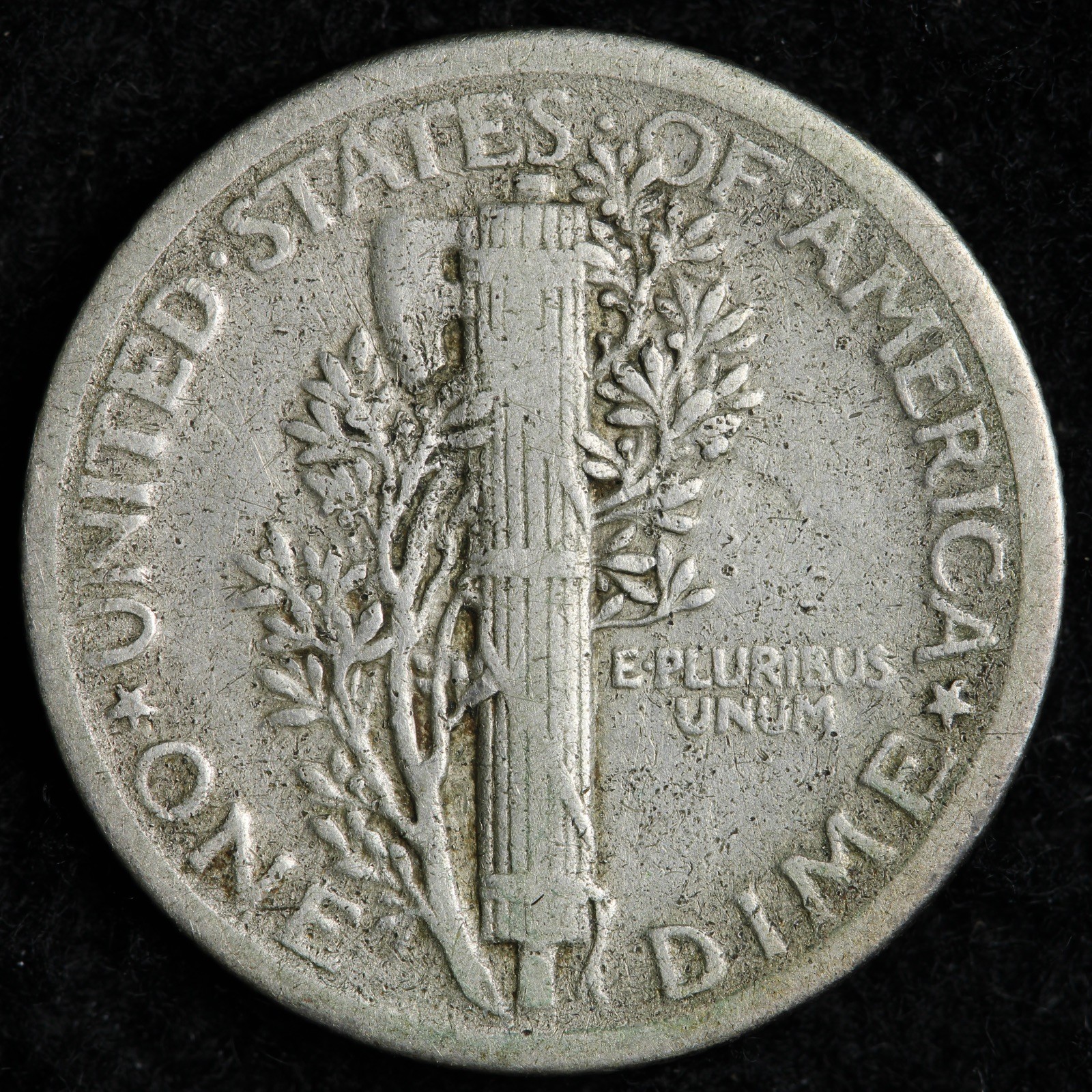 1921 Mercury Silver Dime XF E209 UJGNRS