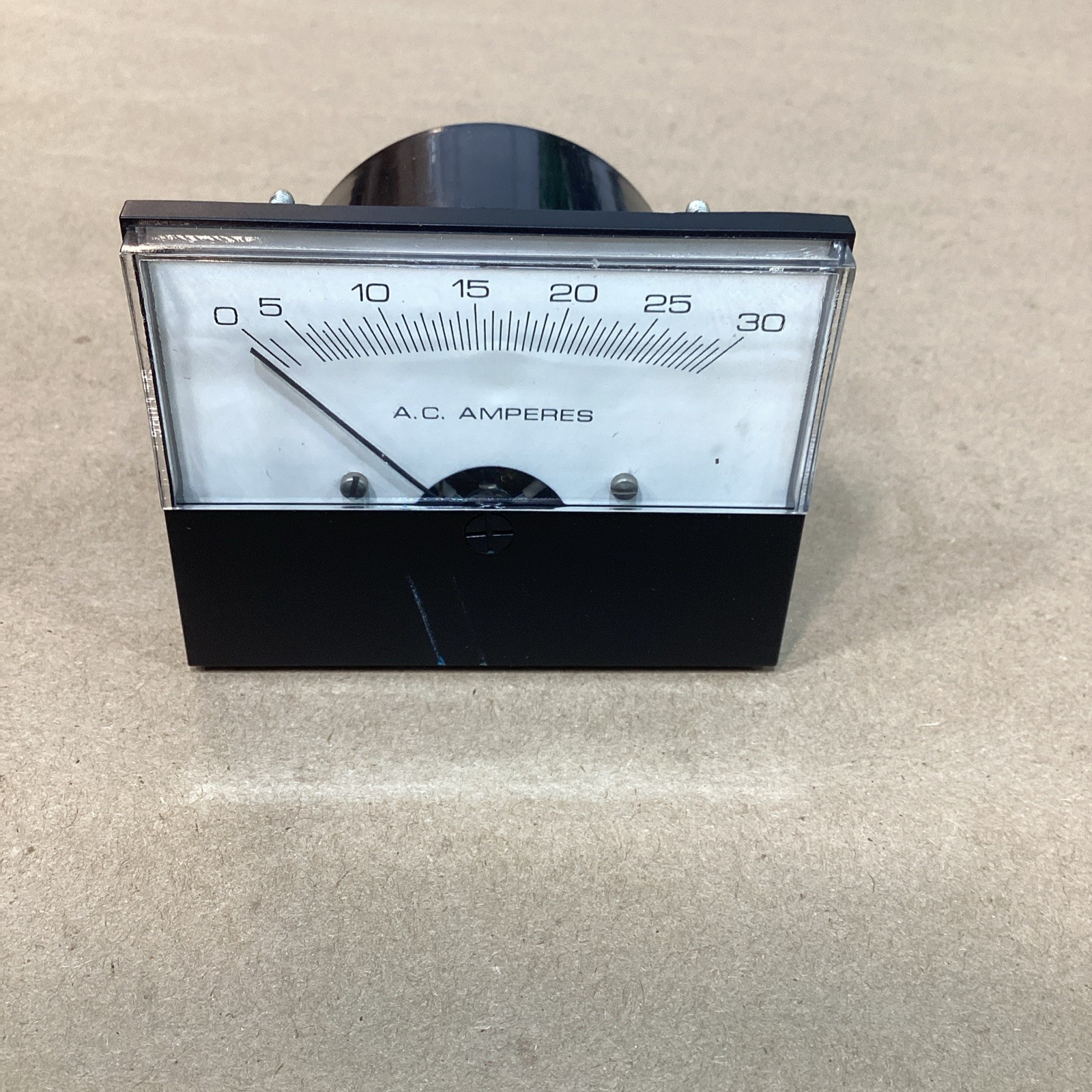 Beede 0-30 AC Amperes Panel Meter