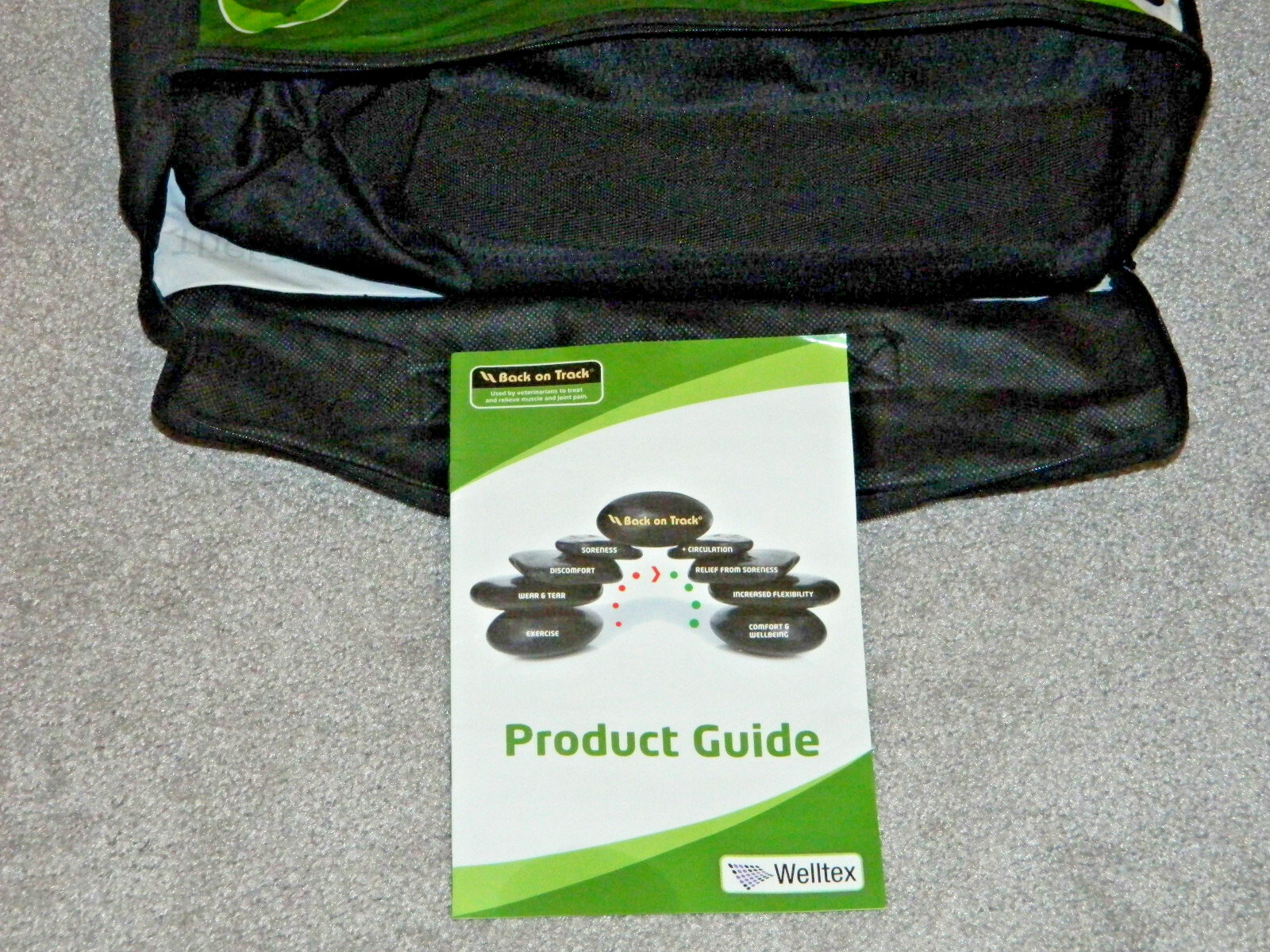 NEVER USED Back On Track Therapeutic Mesh Sheet - Black, 60"