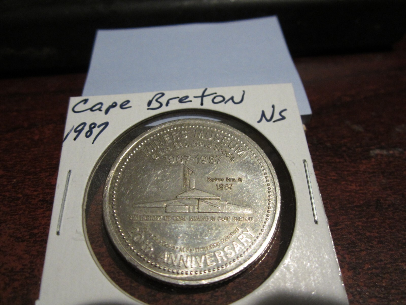 1987 - Cape Breton, NS - Canada Token, Canadian trade dollar