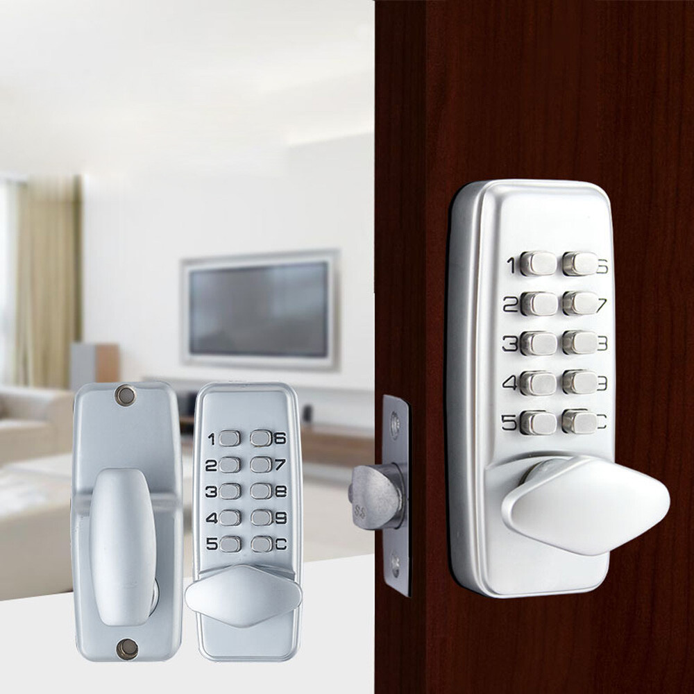 Keyless Mechanical Door Lock with Password Security and Durable Design