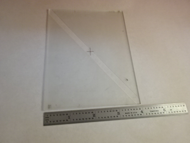 MICROSCOPE PART REICHERT GLASS PLATE PHOTO CAMERA OPTICS AS IS B#R5-A-15