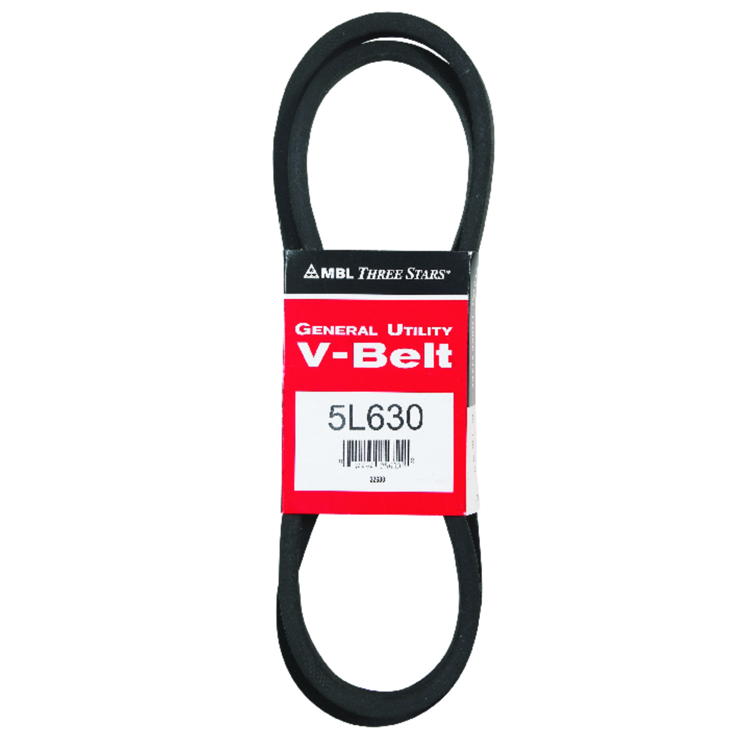 Mitsuboshi FHP 5L630 General Utility V-Belt 0.63 in. W X 63 in. L For Fractional