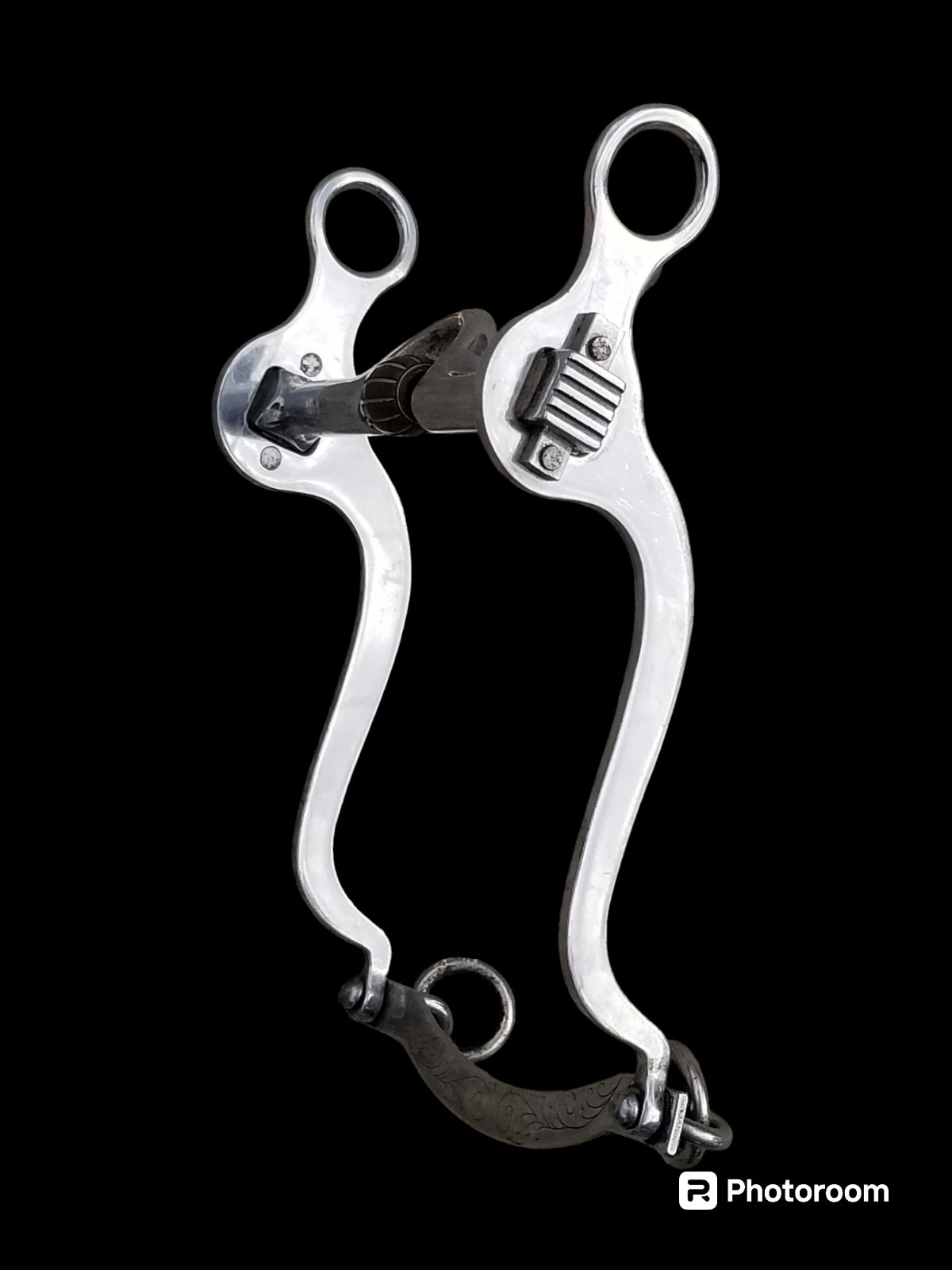 5 Inch Sliester Bit Polo Roller Port Cavalry Style Shanks