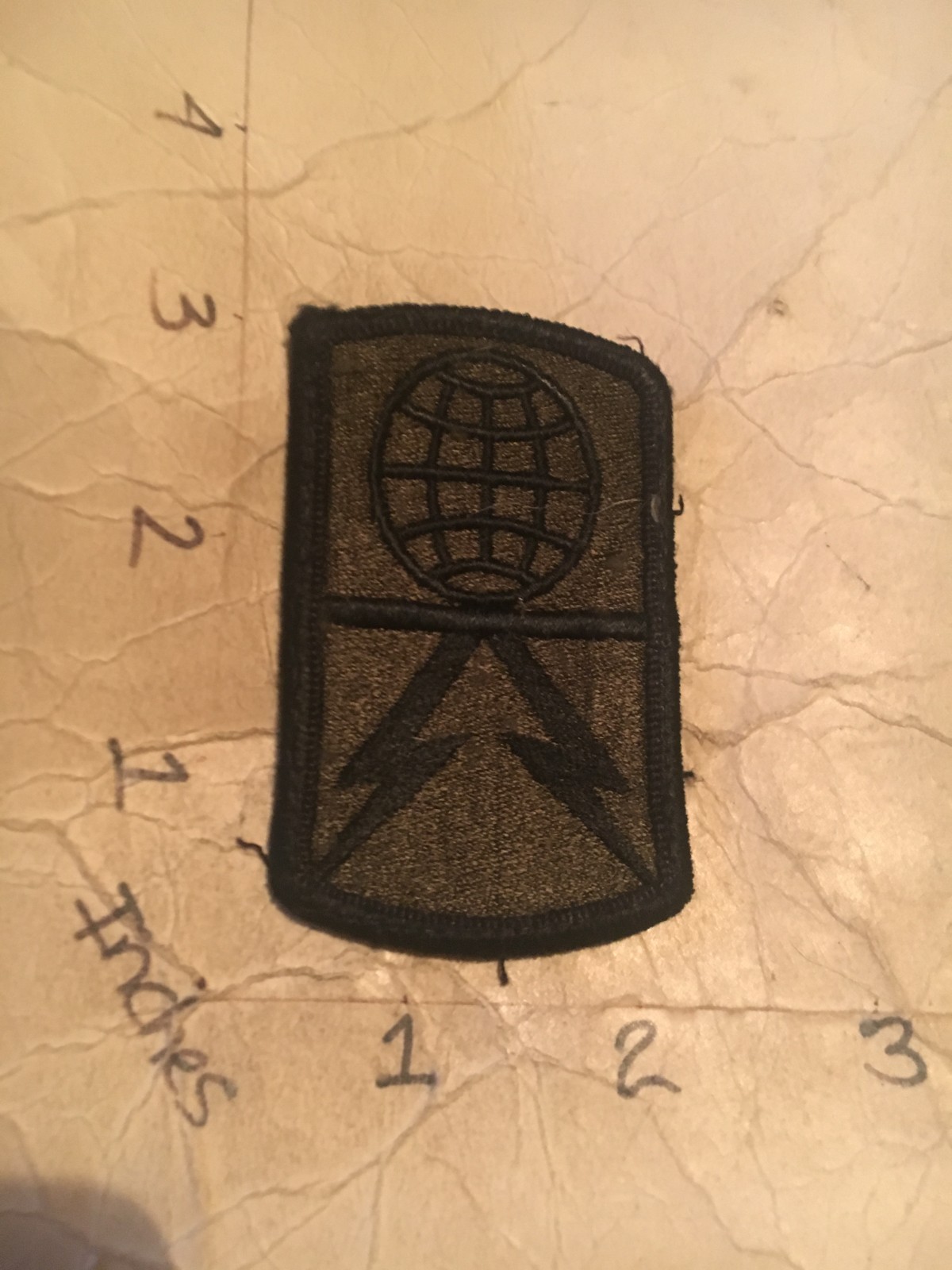 US Army 1108th Signal Brigade m/e subdued patch 10/9/25