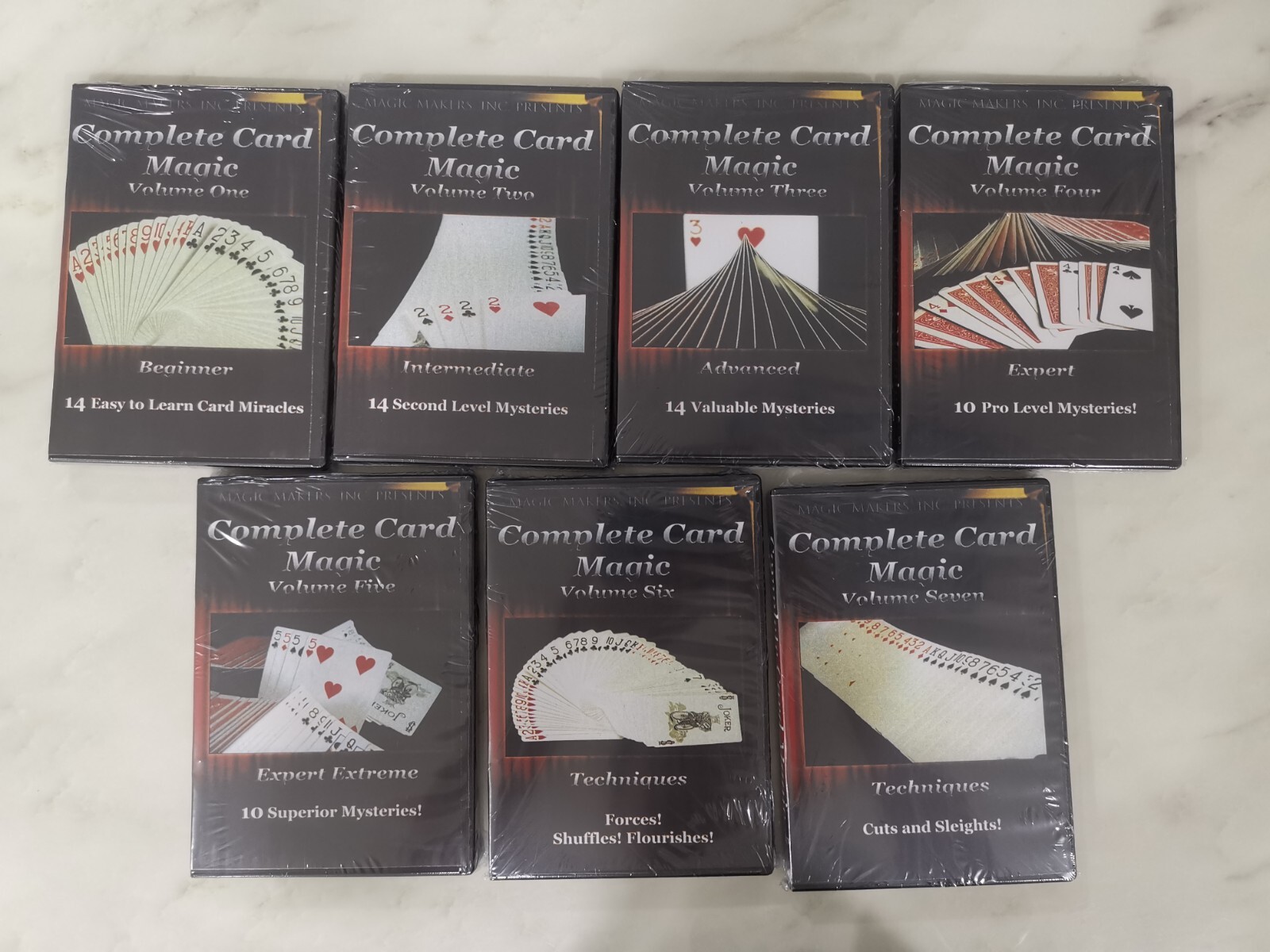 Factory Sealed Complete Card Magic with Gerry Griffin - The Definitive 7 DVD Set