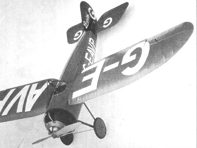 Model Airplane Plans (FF): Bristol M.1D 26½" Scale Rubber-Powered by Bill Dennis