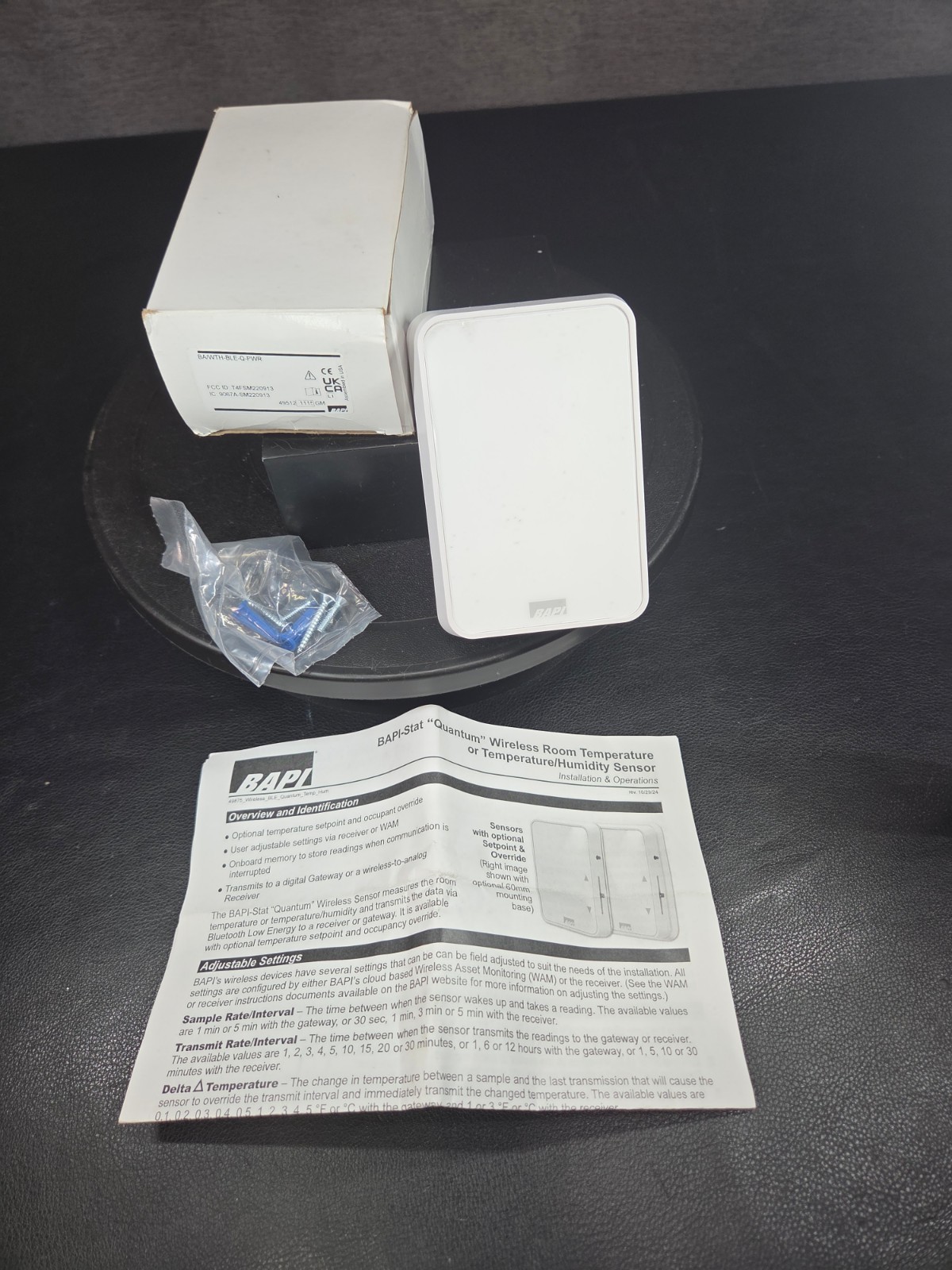 BAPI ba/wth-ble-q-pwr NEW Wireless Wireless BAPI-Stat "Quantum" Temperature/Humi