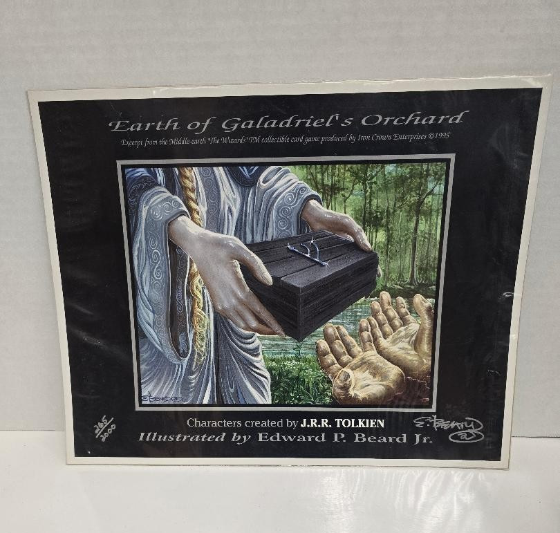 Ed Beard Jr. Earth of Galadriel's Orchard. Signed Ltd. Ed. #265/2000