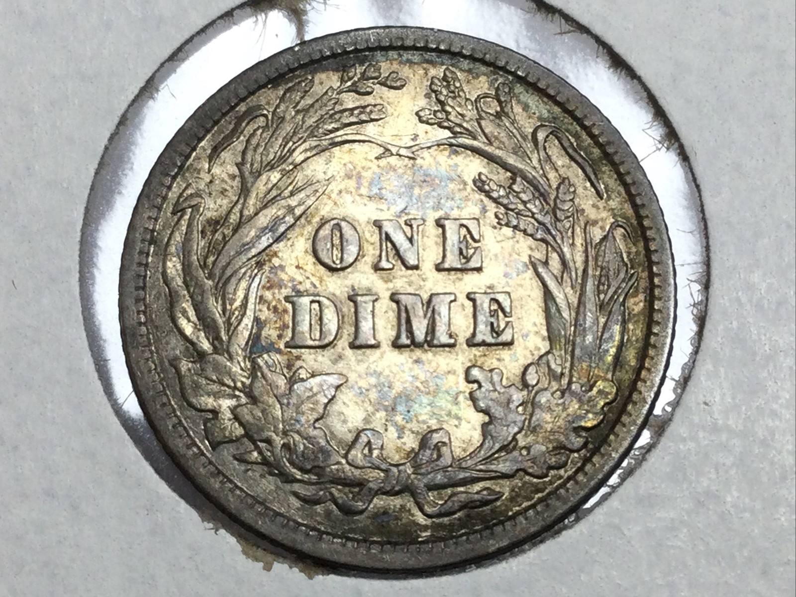 1905 Barber Dime in almost uncirculated