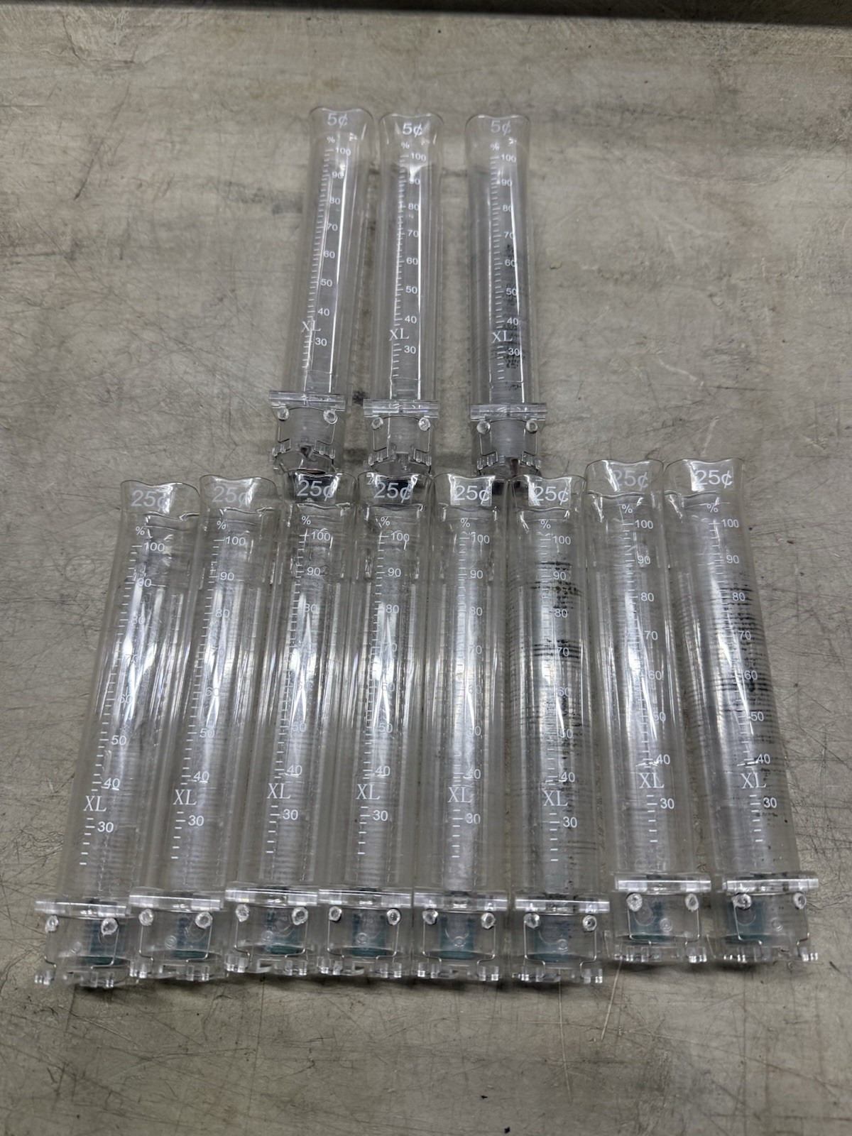 Coinco Guardian 6000XL 6-Tube MDB Coin Mech Changer Acceptor Lot x11 Tubes Vend