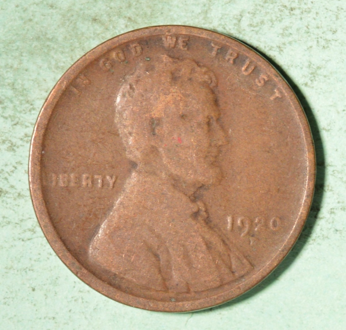 1920-P  USA Wheat Cent  - INV#X-166
