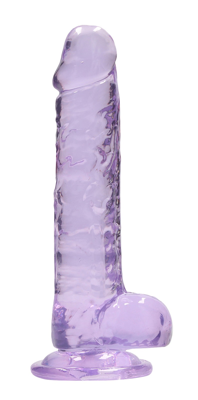 Shots Realrock 7" Realistic Dildo With Balls Purple