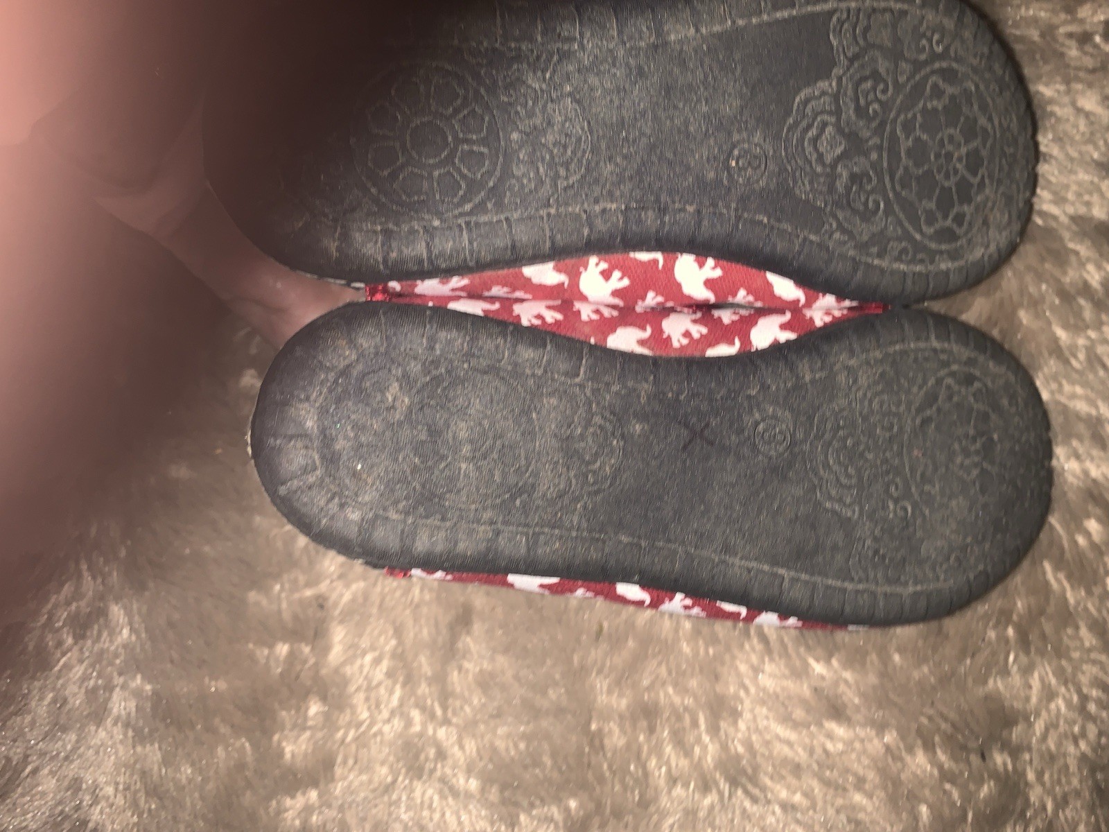 Crimson Houndstooth Flats Small 3m