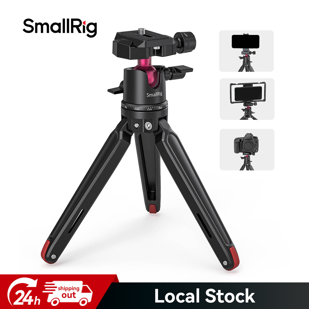 SmallRig Mini Tripod for Camera Desktop Tabletop Tripod Ball Head with Arca-Type