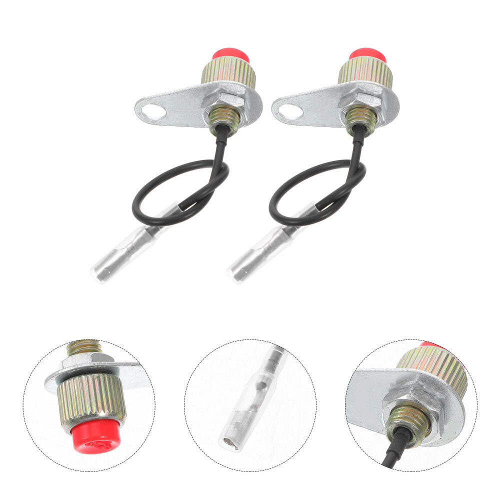 4 Pcs Kill Switch Protective on off Stop Lawnmower Spare Parts Plug