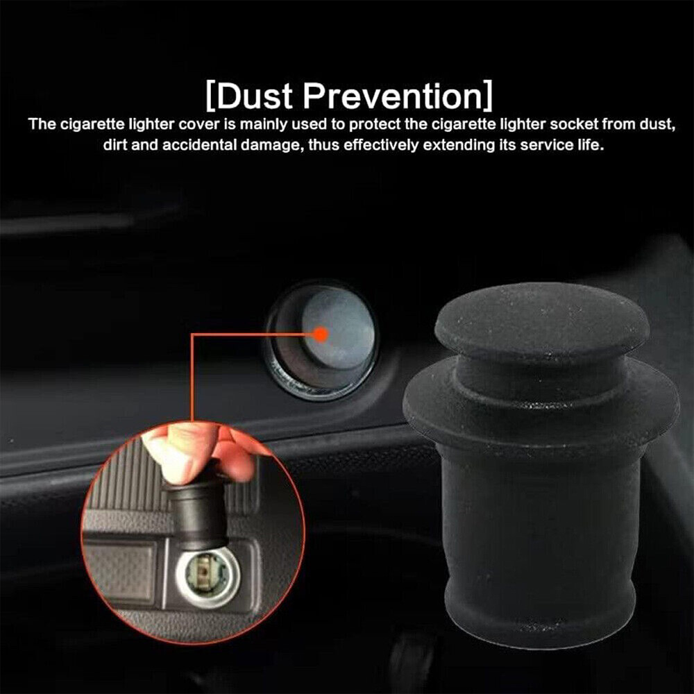 Car Cigarette Lighter Cover Cap Waterproof Dustproof Outlet Plug Socket Stopper