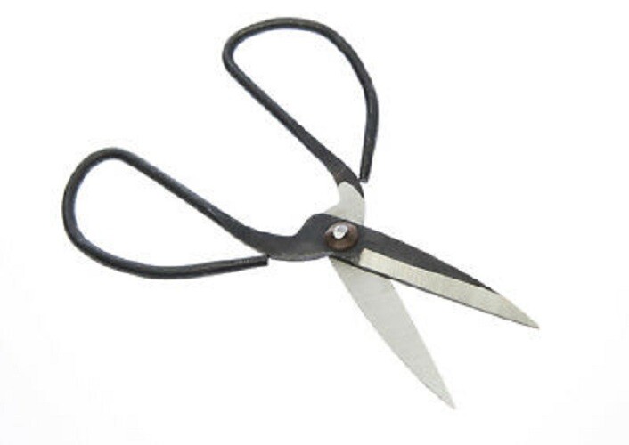 7. 5" Chinese Scissors Hardened Alloy Steel Black Heavy Duty Metal Craft Kit