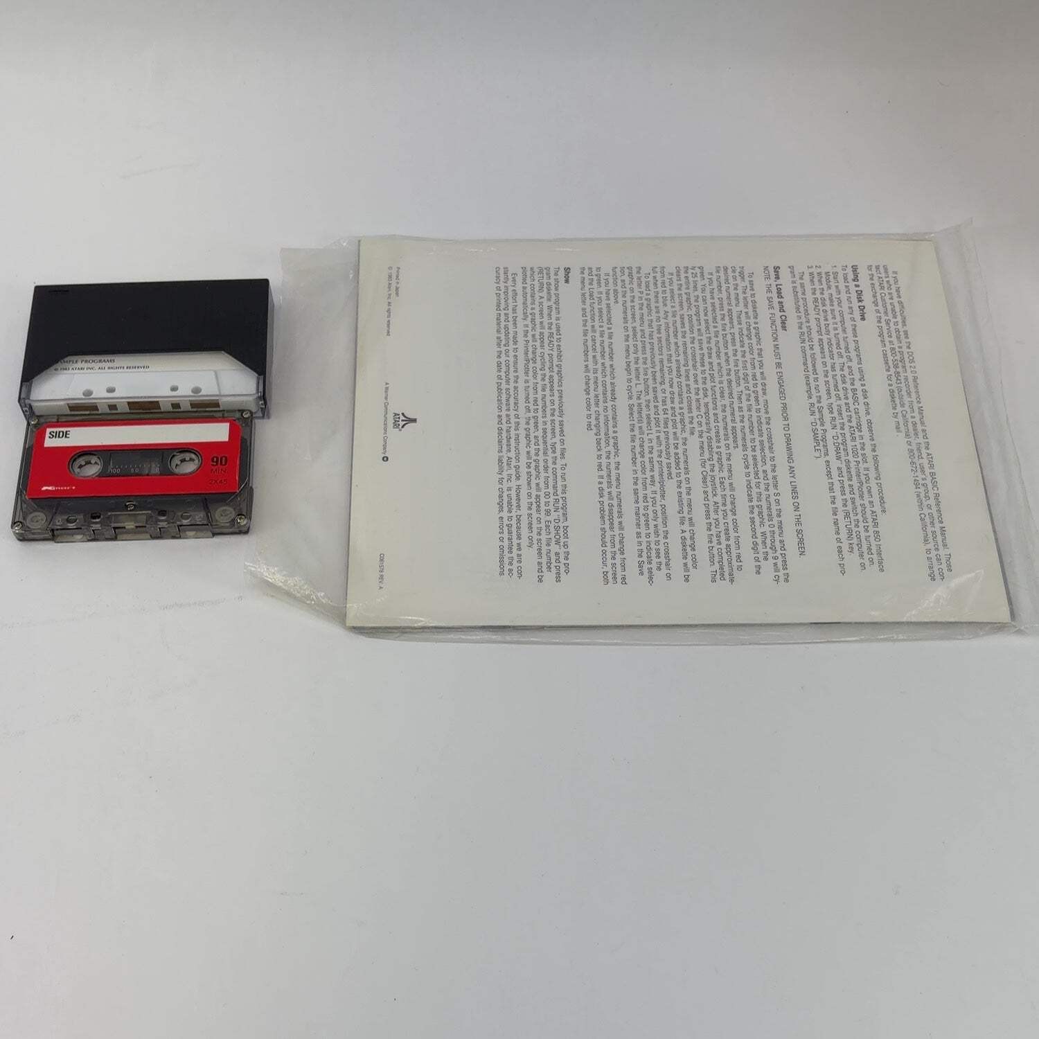 Atari 410 Program Recorder Program Recorder 410 CAO 14301-10