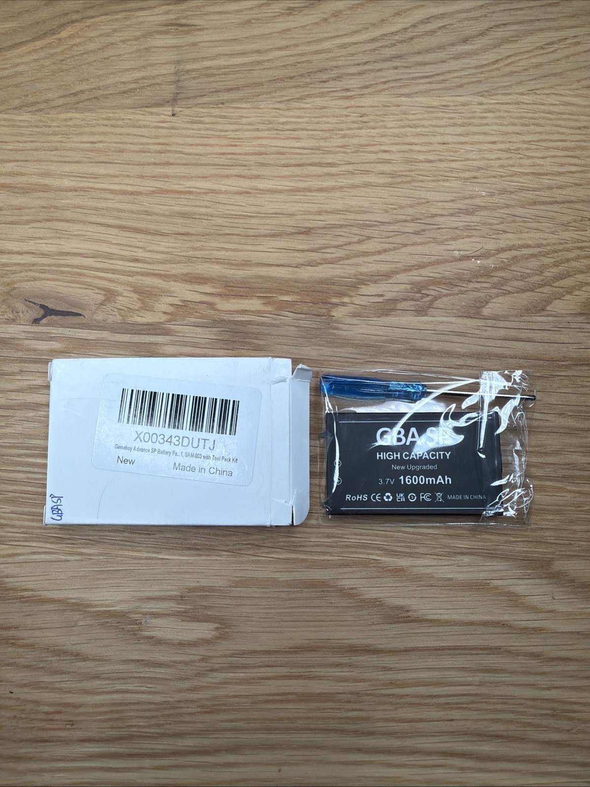 For Gameboy Advance SP Battery Rechargeable 1600mAh Nintendo GBA SP Replacement