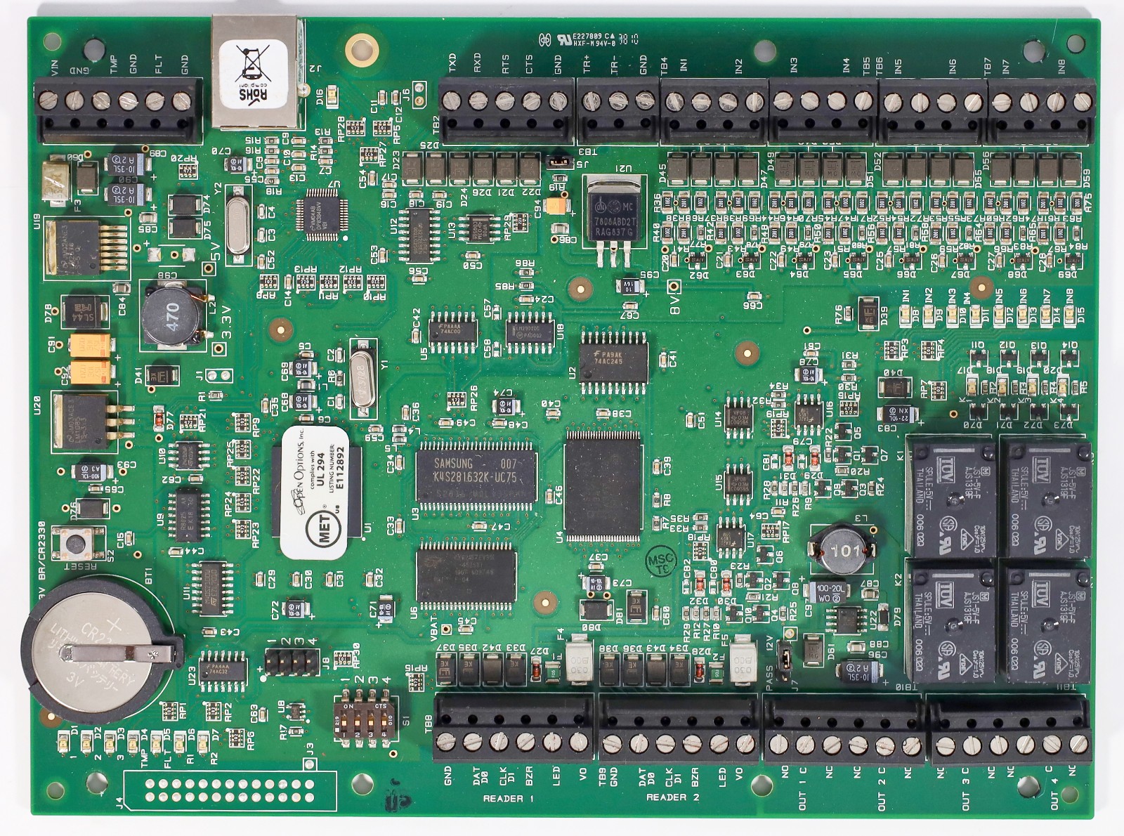 Mercury / Open Options EP1502 Access Control Platform Board