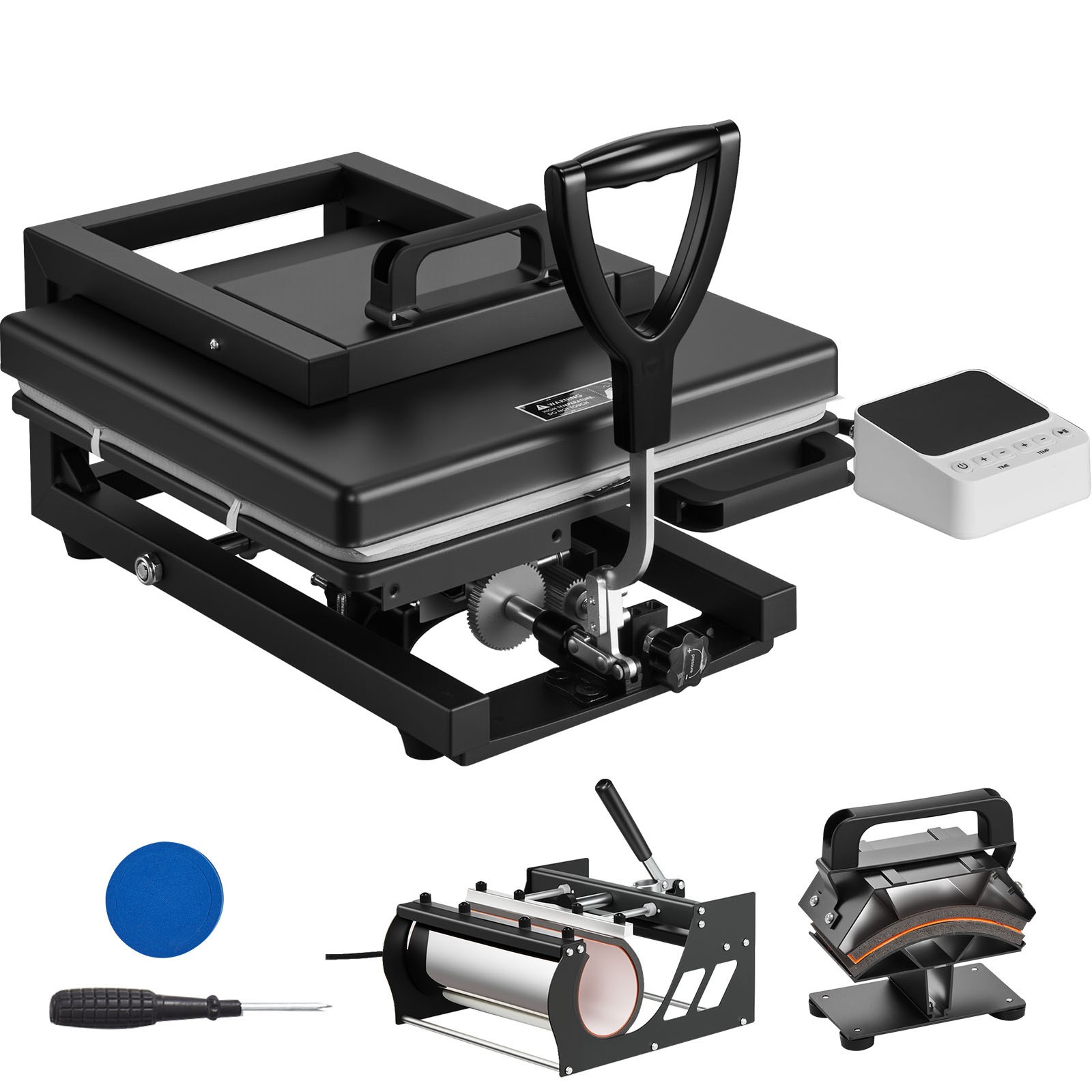 Uimoso 15 x 15 inch Multifunctional Heat Press Machine for T-Shirt Transfers