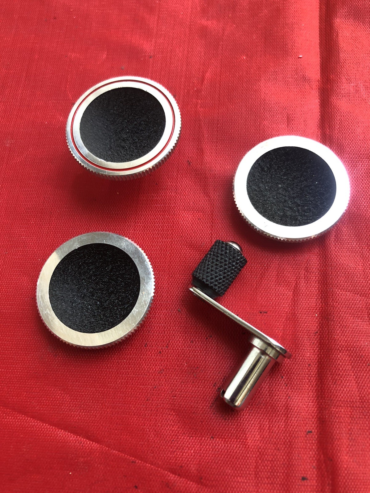 Bolex Body Caps And Rewind Key For Bolex H16 Reflex Camera