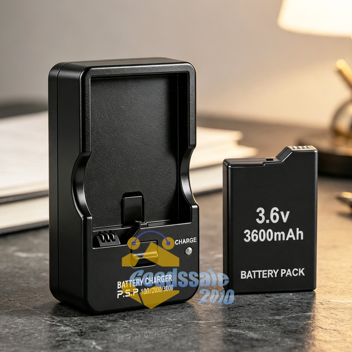 Battery & Charger for Sony PSP 2000 3000 2001 3001 Replacement Battery 3600mAh