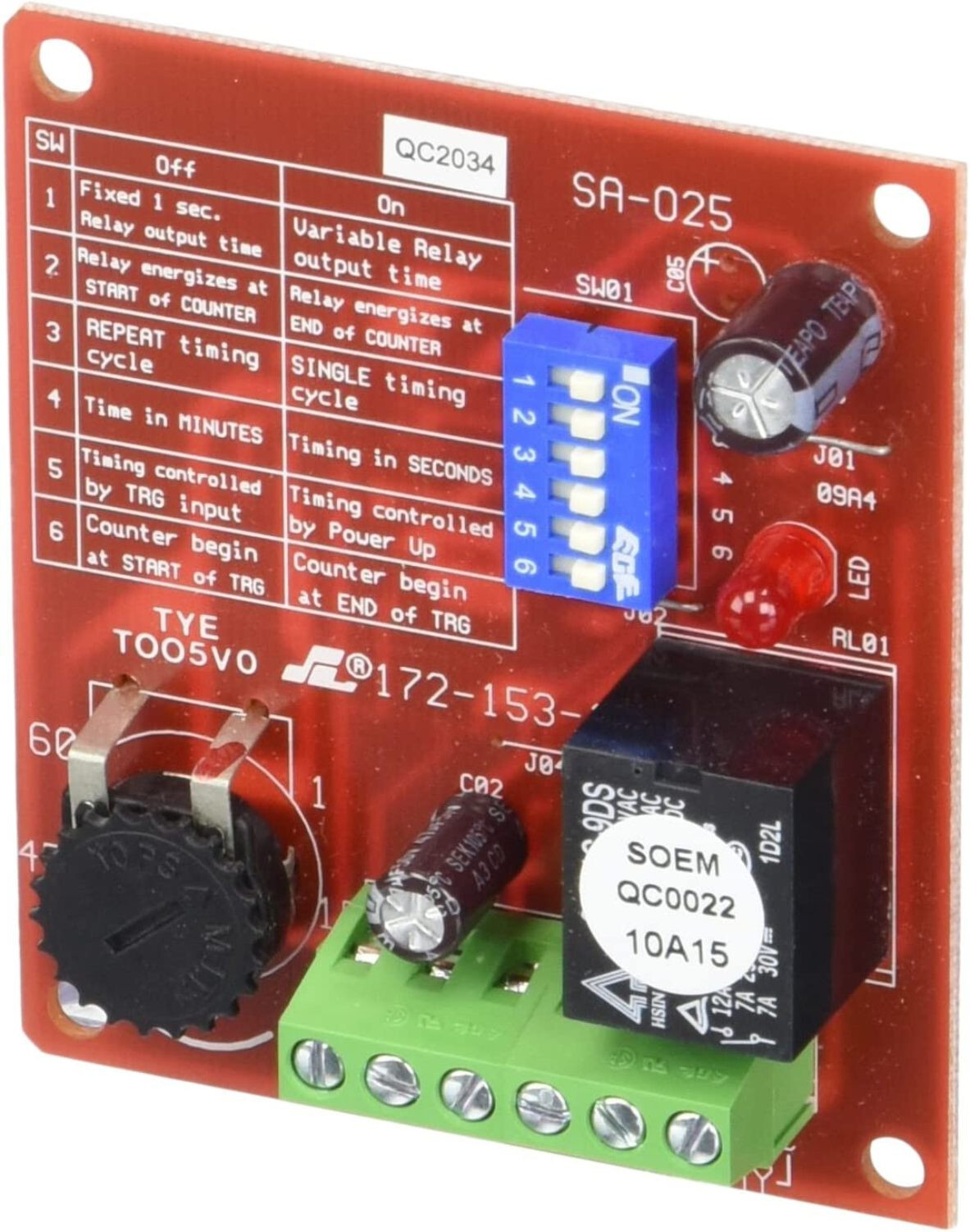 Seco-Larm SA-025Q ENFORCER Multi-Purpose Programmable Timer with Protective Case
