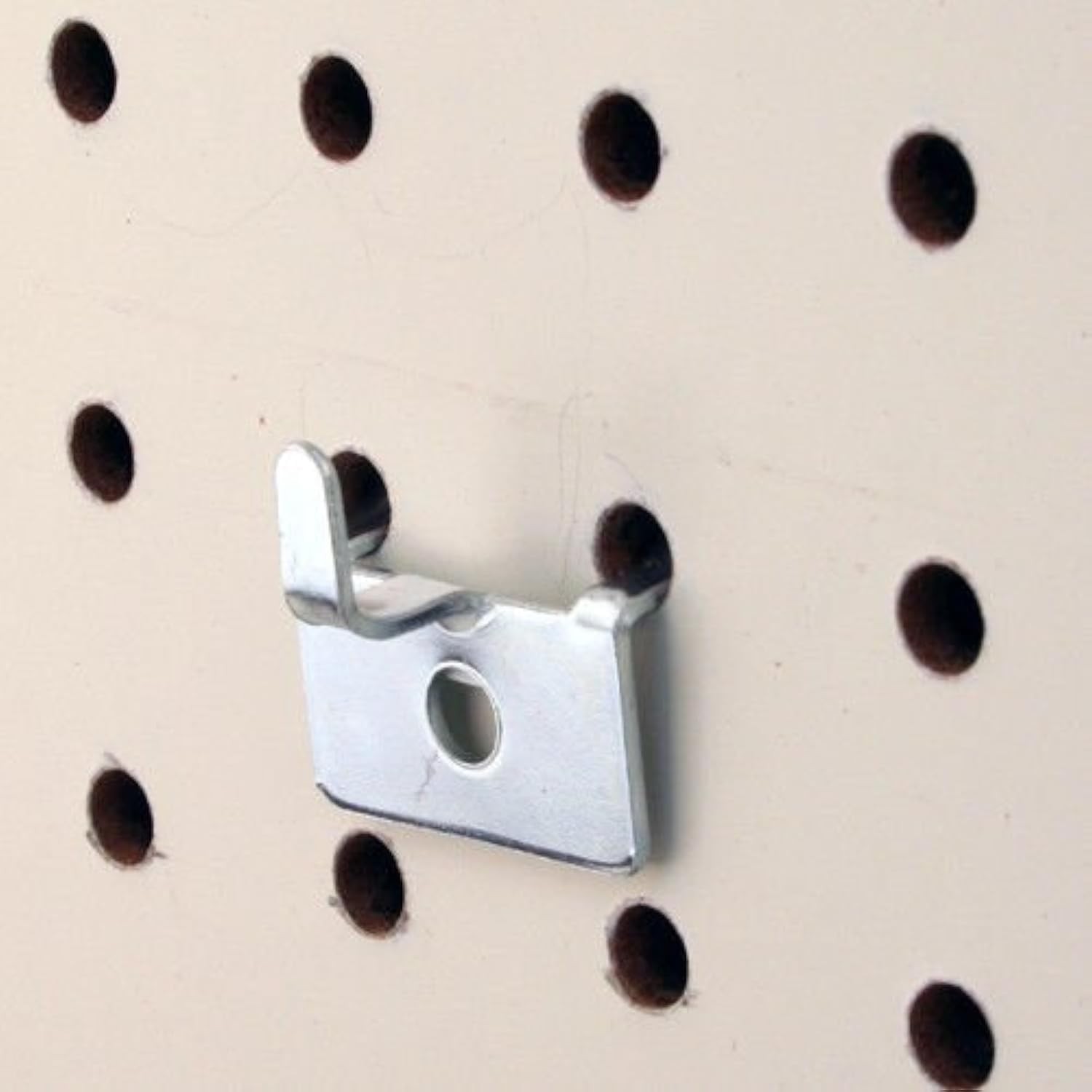 Pegboard Utility Notch Hook - Picture Hanger for Slatwall & 100 Pack, Zinc