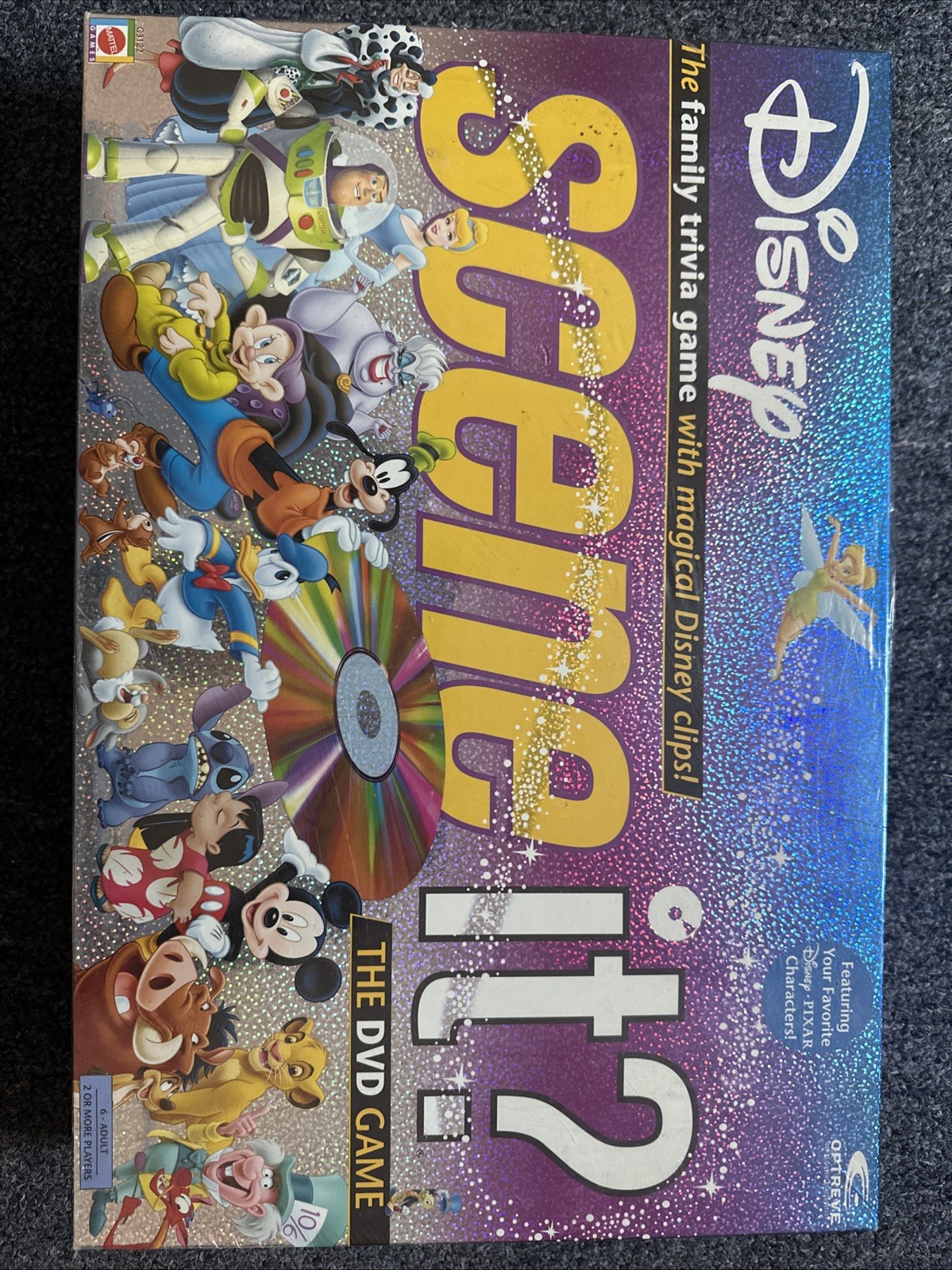 Disney Scene it? 1st Edition The DVD Board Game 100% COMPLETE, SEALED.