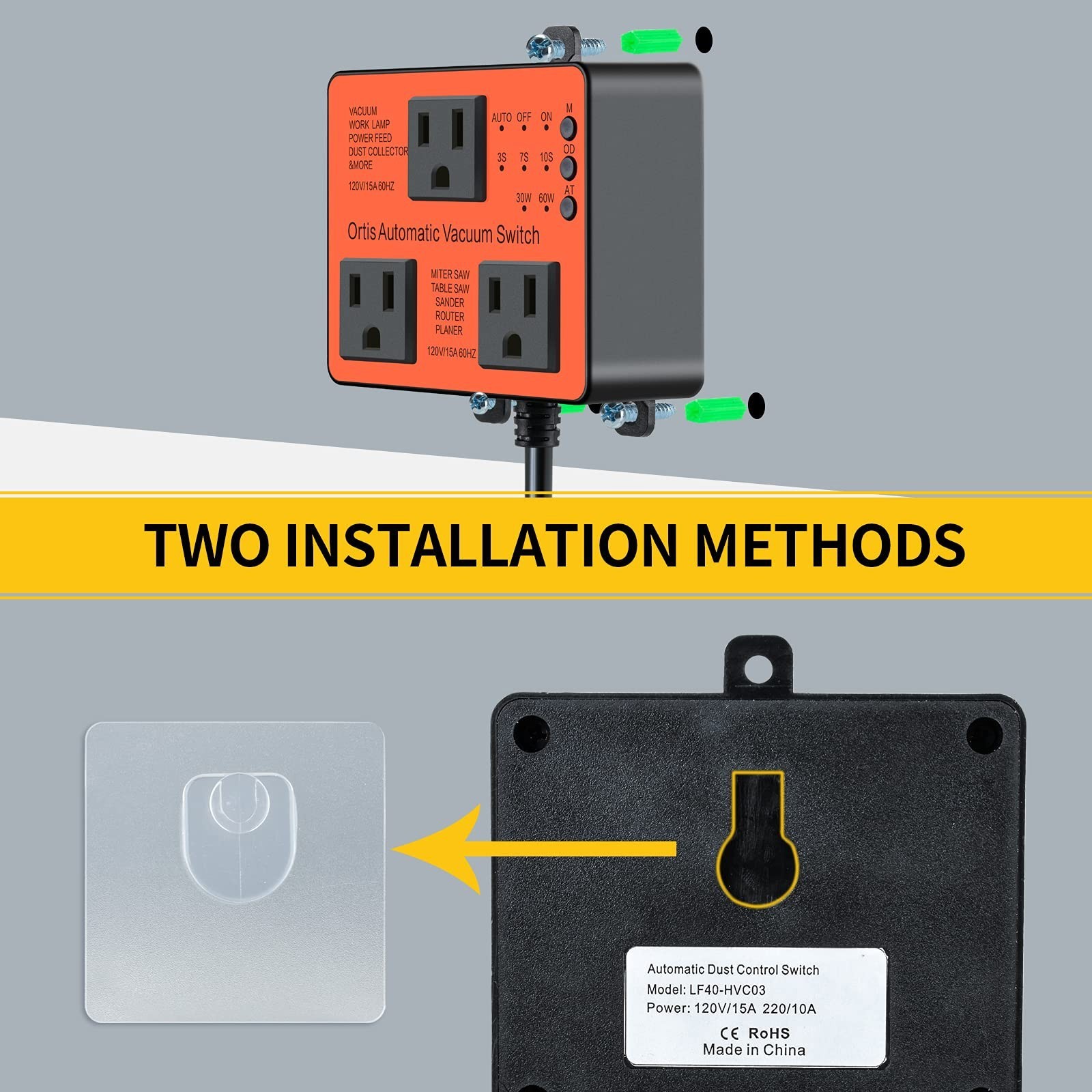 Dust Control Automatic Vacuum Autoswitch Ortis Multiple Power Tools Protection