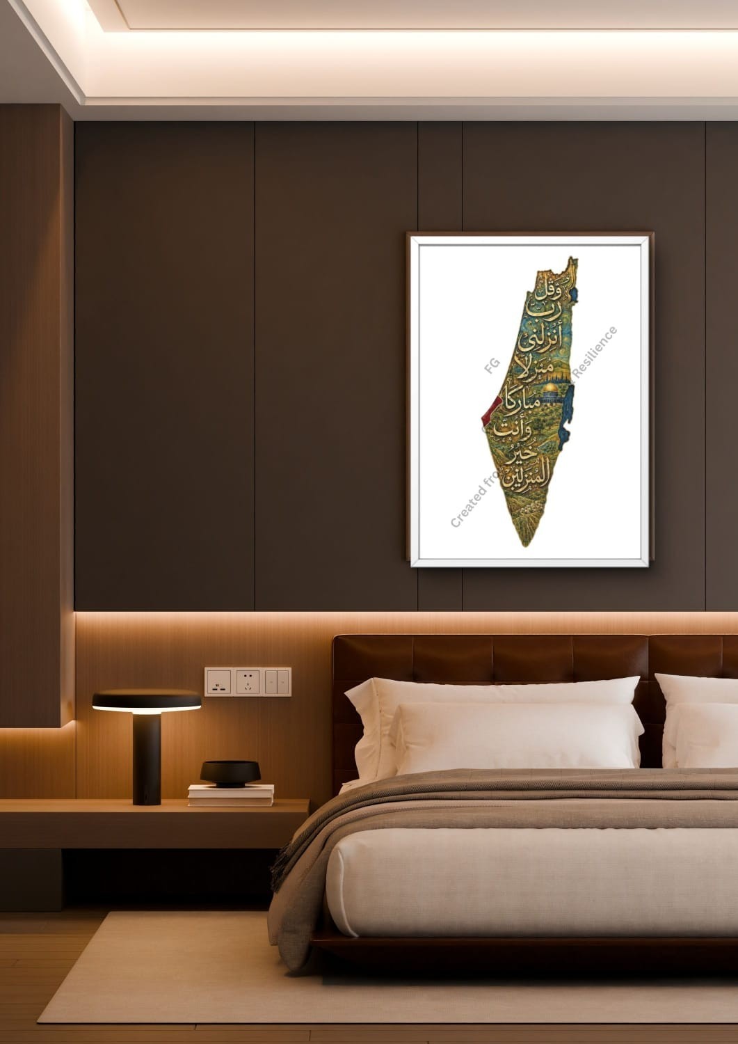 Palestine Wall Art Digital Download | Islamic Arabic Calligraphy | Printable Pos