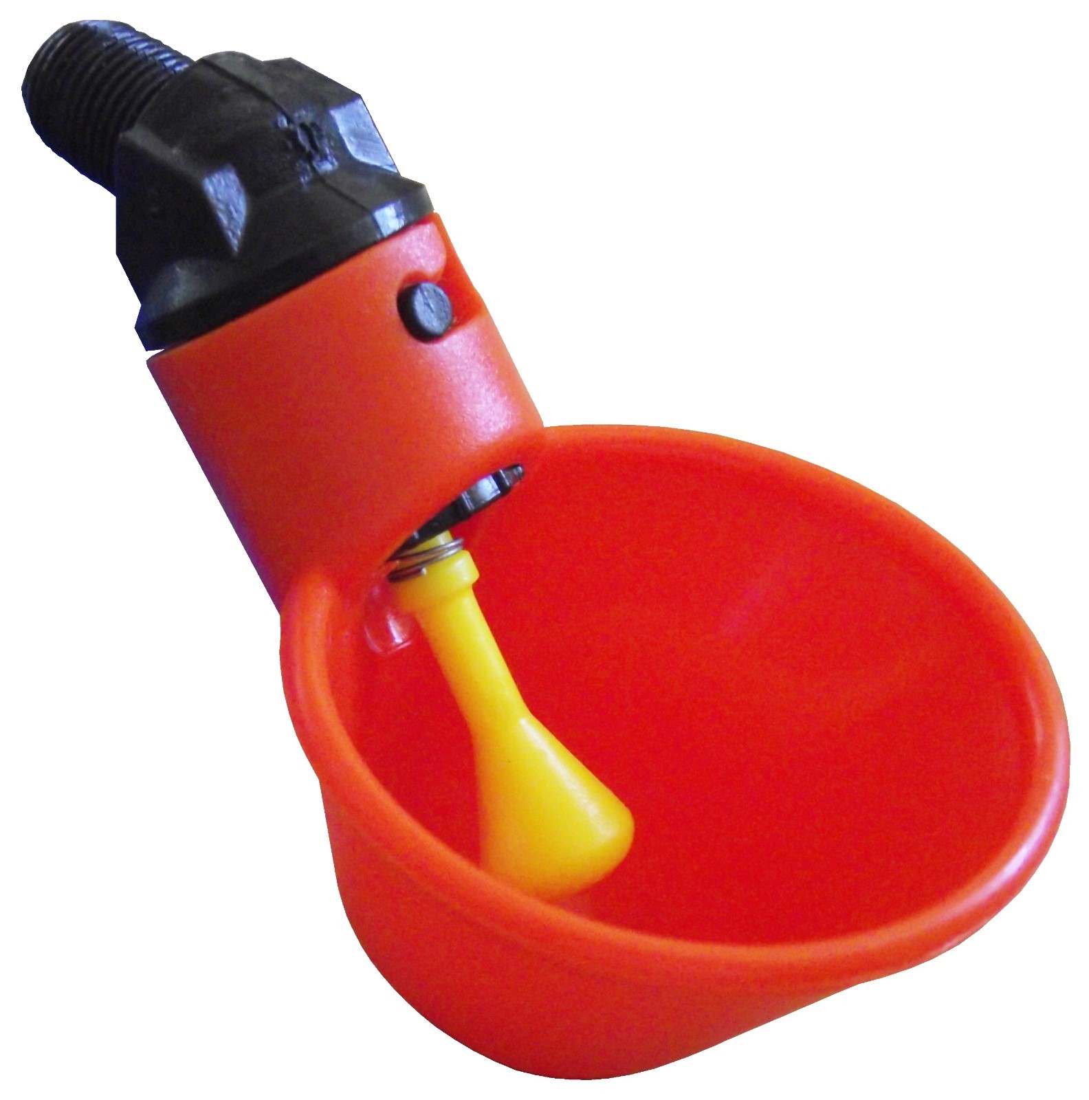 (48) AUTOMATIC WATERER DRINKER CUPS & 1/2" PVC TEE FITTING CHICKEN WATER POULTRY