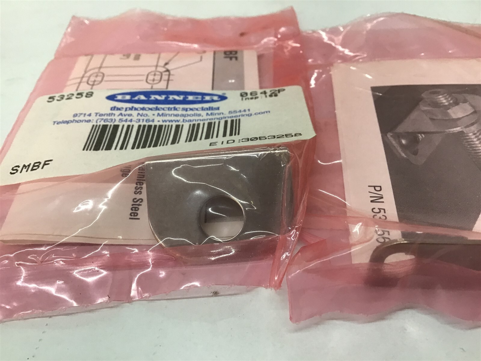 Banner 53258 SMBF Mounting Bracket Lot Of 2