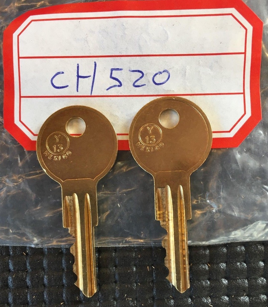 CH520 LOT 8 NEW KEYS FOR TOOL BOX KEY CODE CH520 toolbox truck