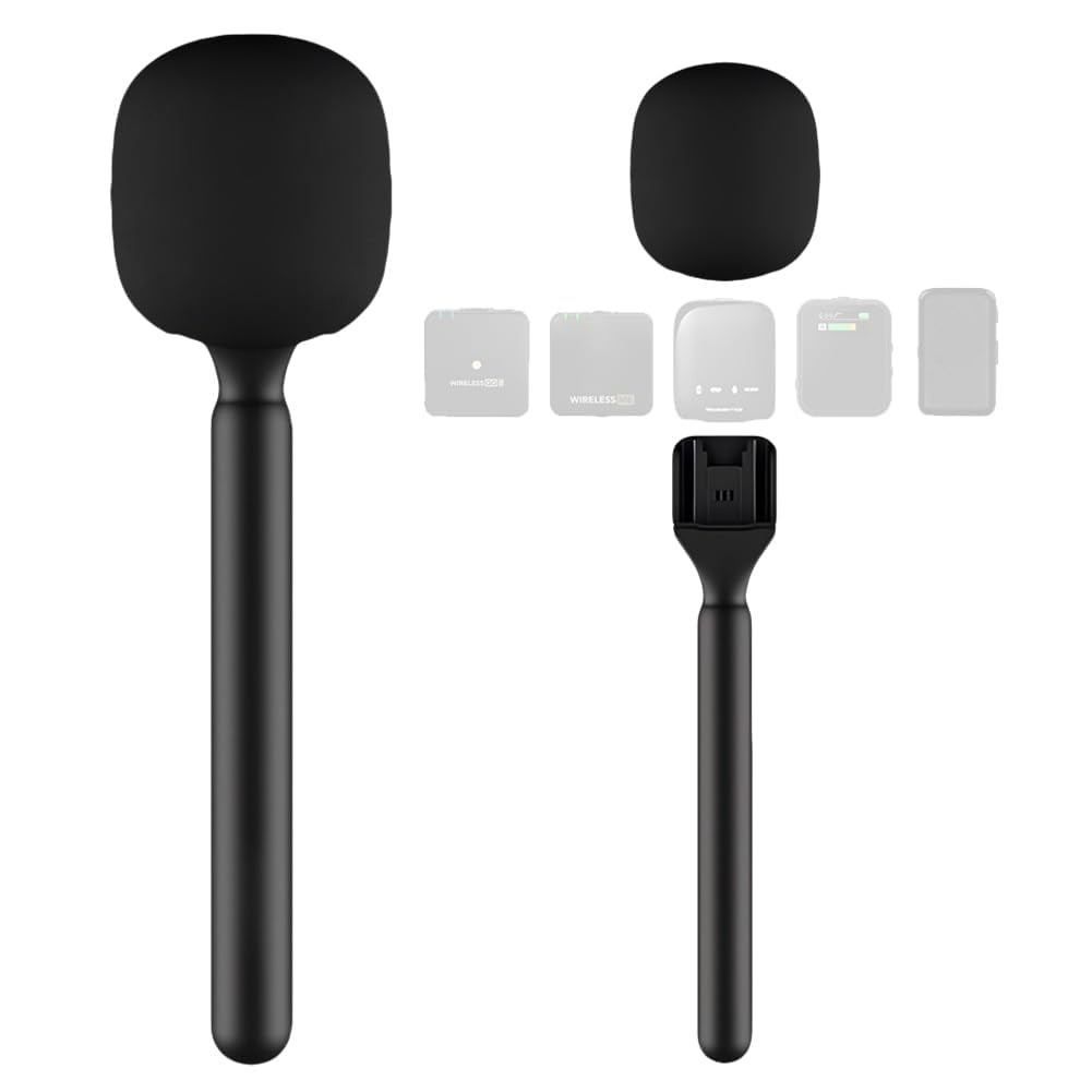 DJI Mic Holder Microphone Stand Handheld Interview for RODE & DJI...