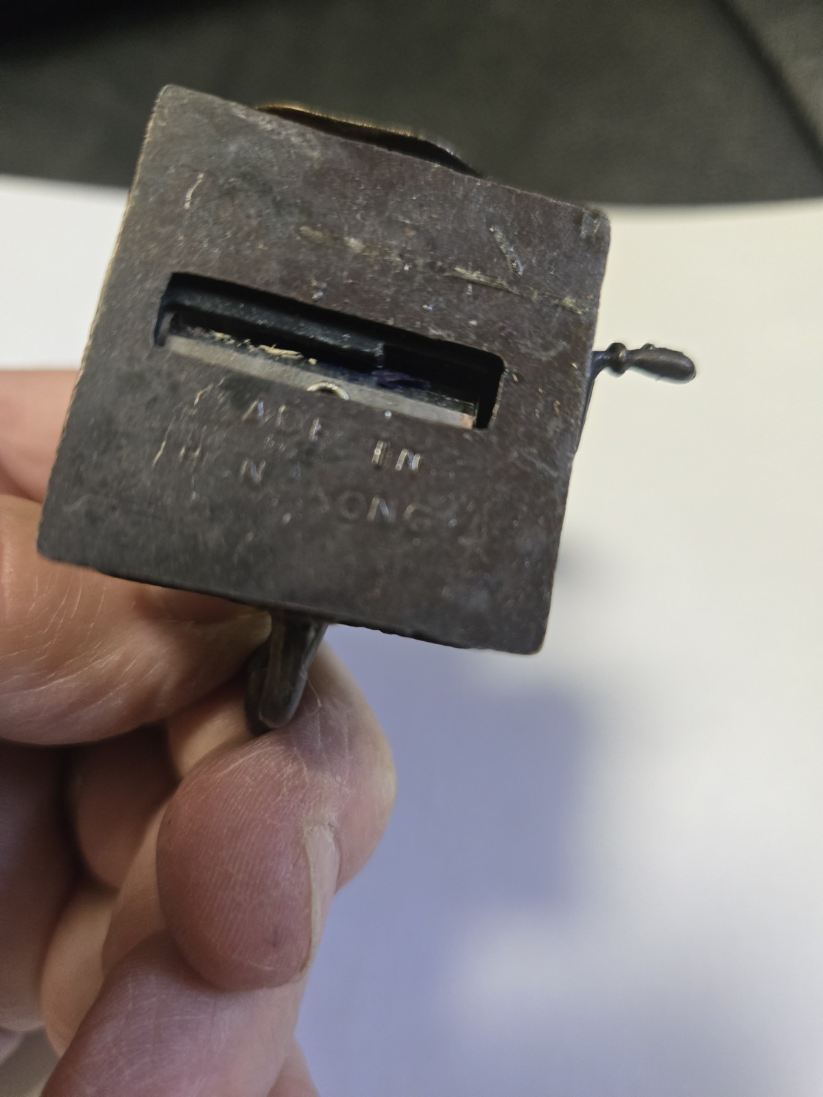 Vintage "old Time Phonograph" Die Cast Pencil Sharpener