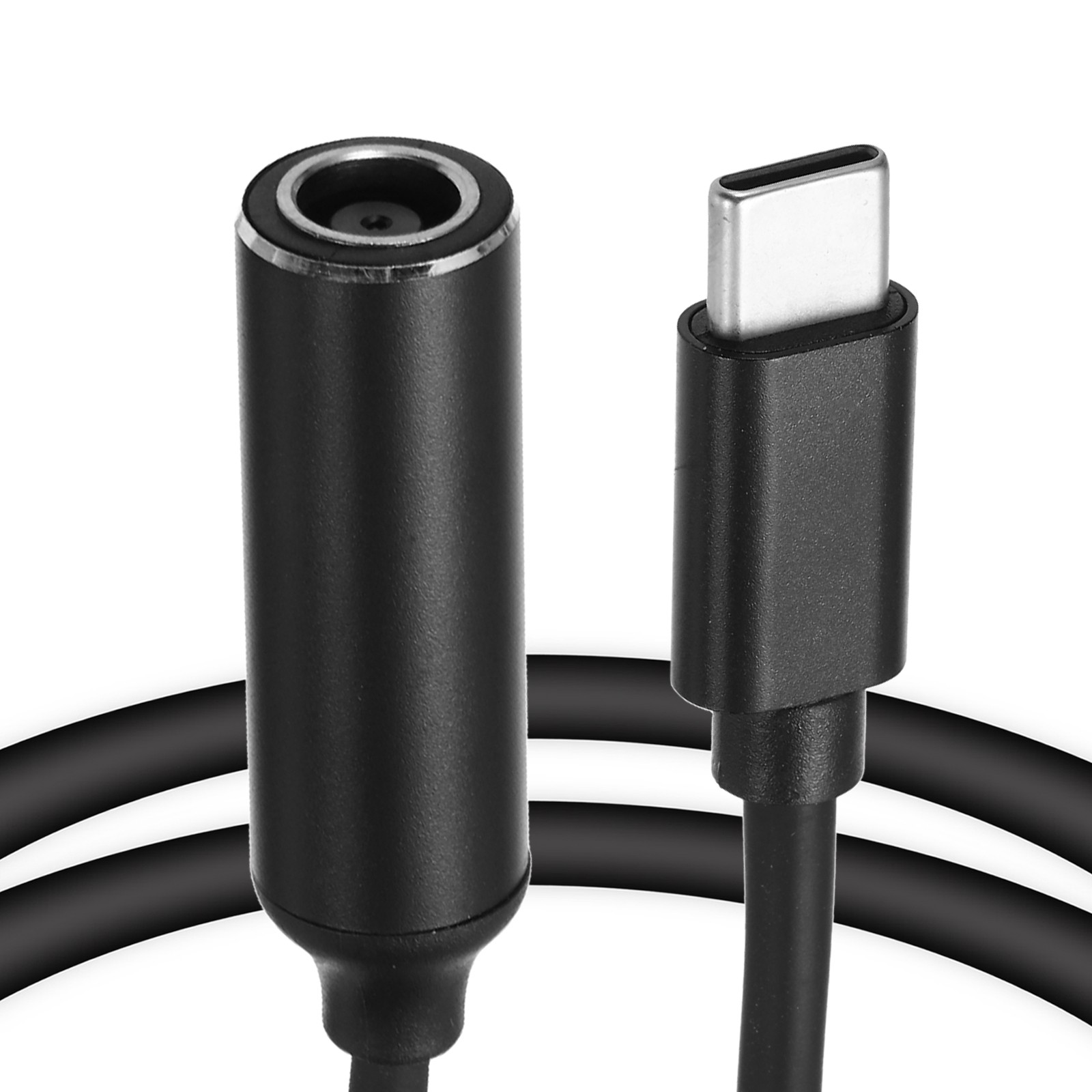 0.6FT USB C to DC PD Power Fast Charging Cable, 7.9mmx5.5mm 65W/5V/9V/20V(Black)
