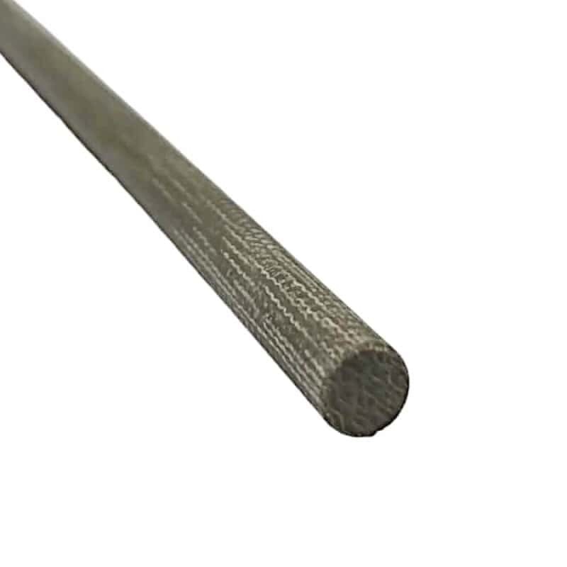 OD (olive) Green Canvas Micarta- Solid Round Rod- 1/4"