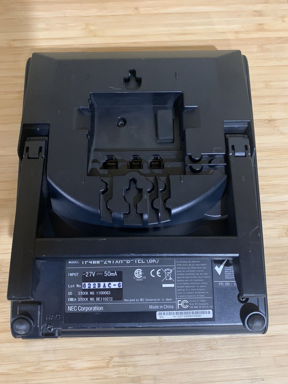 NEC 1100063 IP4WW-24TXH-B-TEL (BK) SL1100 Phone Black Tested *1 YEAR WARRANTY*