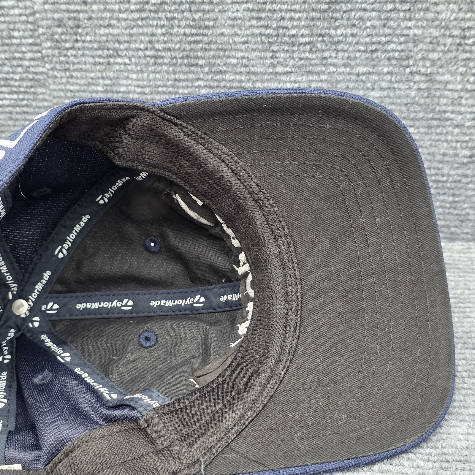 TaylorMade Golf Hat Cap Strap Back One Size Blue Golf Golfer Mens
