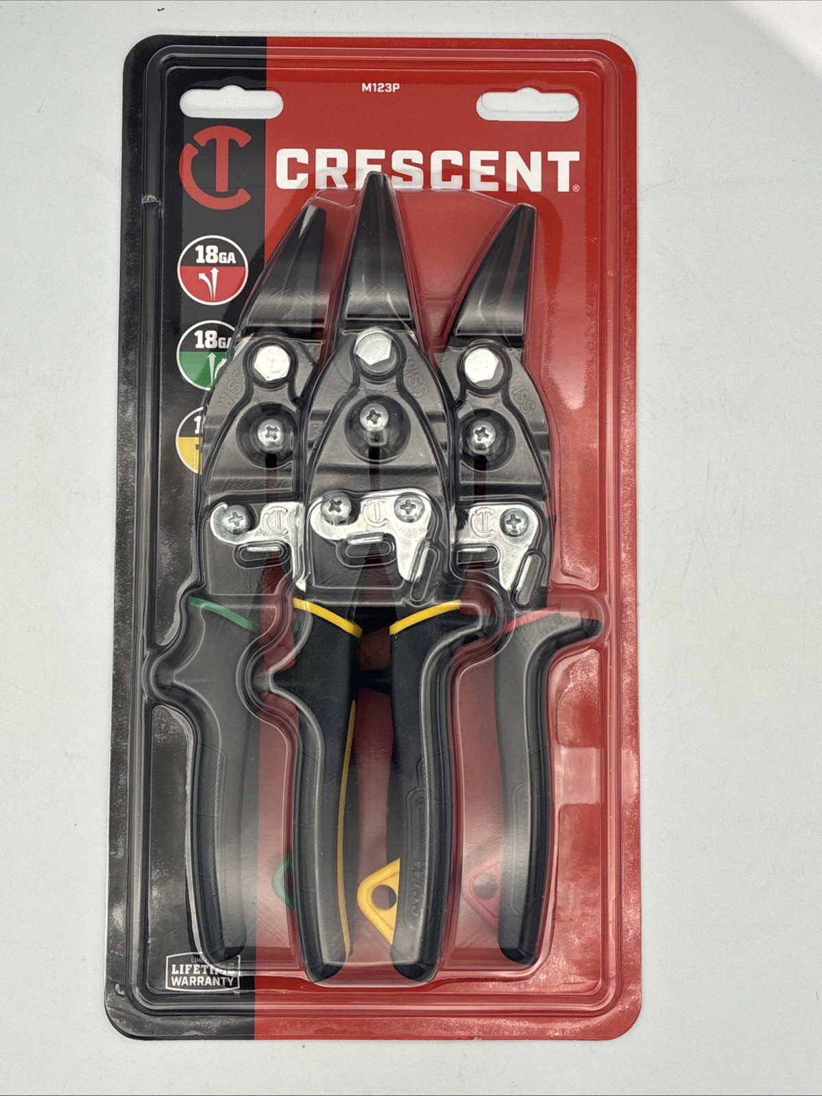 NEW Crescent, Wiss 123P Aviation Snips, 3PC Set USA