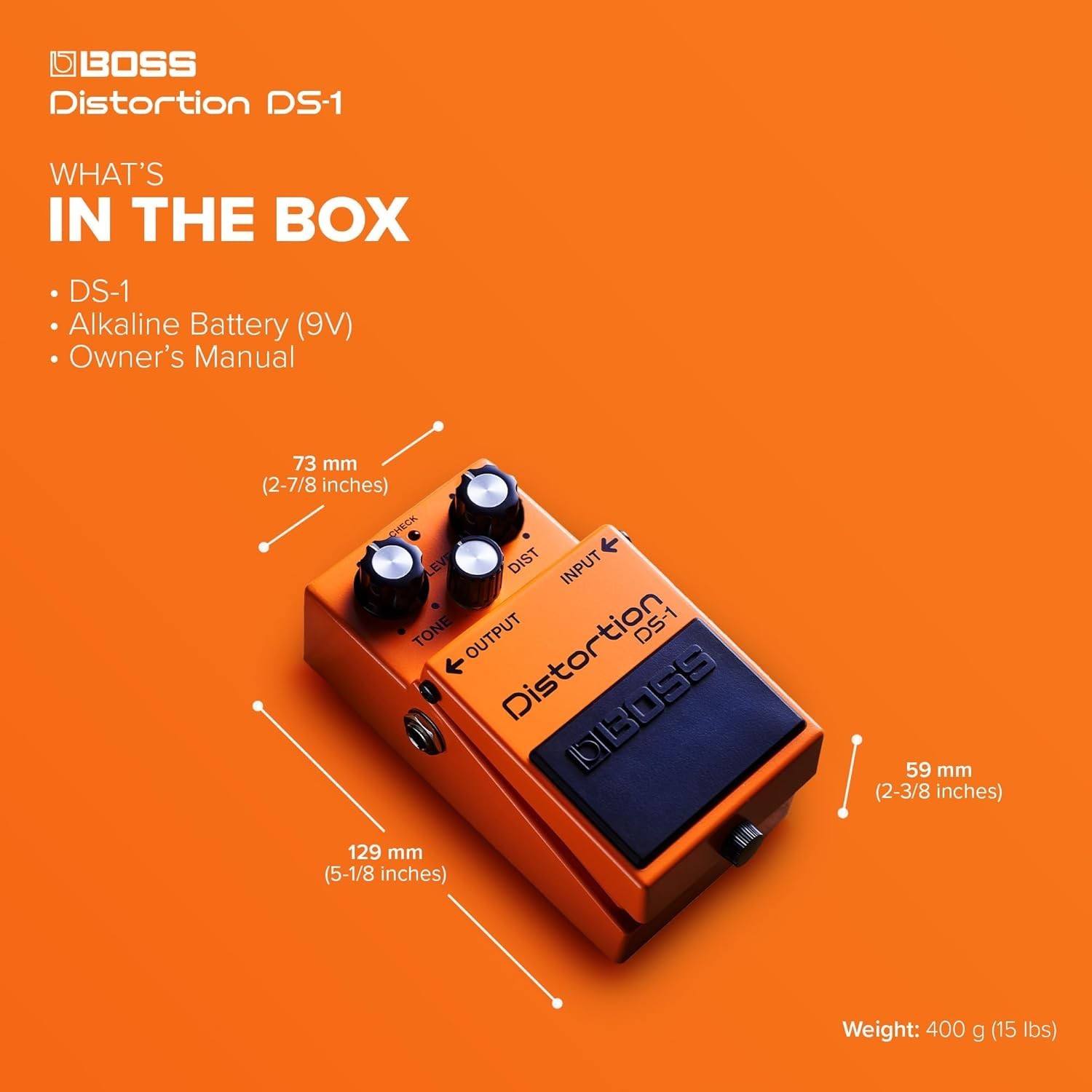 Brand New DS-1 Distortion Pedal Compact