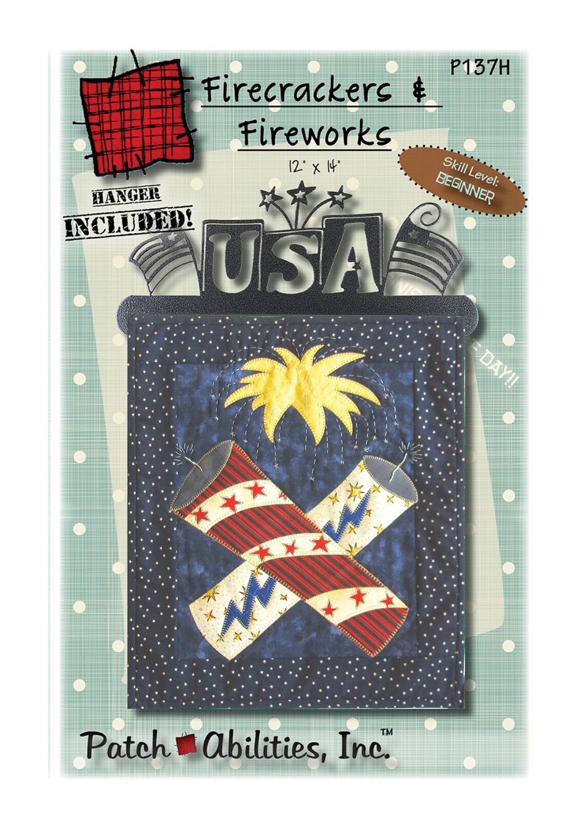 Patch Abilities Firecrackers and Fireworks with Hanger P137H