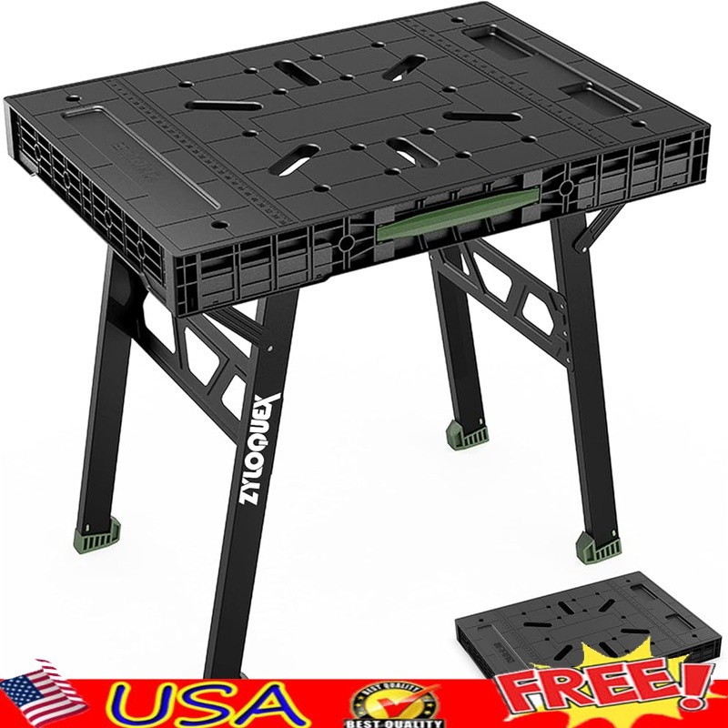 Foldable Portable Workbench Lightweight Sturdy Multi-Functional Clamping System