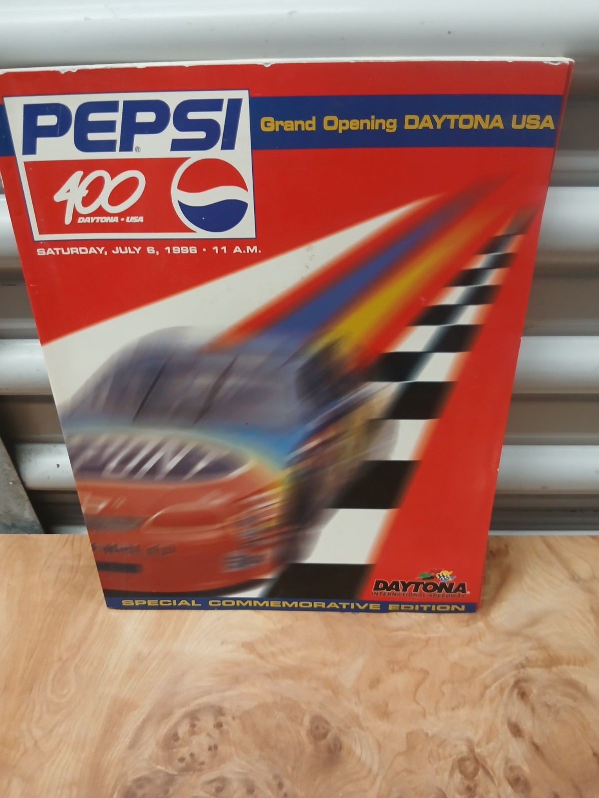 Daytona Int'l Speedway NASCAR-Race Program-Pepsi  400 7/6/1996-Daytona USA *